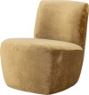 Creative Collection - Almonde Loungestol - Brun - Polyester