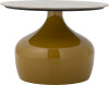 Creative Collection - Lecco Sofabord - Rundt Ø 60 Cm - Gul - Metal