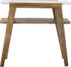 Creative Collection - Livi Sidebord - Natur - Mangotræ Og Marmor
