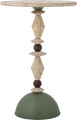 Creative Collection - Mannelli Sidebord - Grøn - Fyrretræ - Rundt