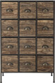 Creative Collection - Matteo Kommode Med Skuffer - Sort - Metal