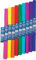 Crepe Papir 50 Cm X 2 M - Assorterede 10 Rll - Centrum