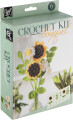 Crochet Kit Hæklesæt Flowers - Gul