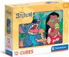 Clementoni - Disney Stitch Cubes Klodspuslespil - 12 Brikker