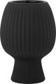 Bloomingville - Dagny Vase - Sort - Stentøj - H 21 5 Cm