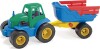Dantoy - Classic Recycled Traktor Legetøj Med Anhænger - Plastik