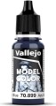 Vallejo - Model Color - Dark Prussian Blue Mat - 17-18 Ml - 70899