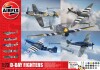 Airfix - D-Day Fighters Model Fly Byggesæt - 1 72 - A50192