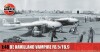 Airfix - De Havilland Vampire Fb5 Fb9 Modelfly Byggesæt - 1 48 - A06108