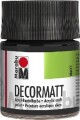 Decormatt Acryl - 50 Ml - Sort - Marabu