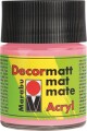 Decormatt Acryl - 50 Ml - Rosa - Marabu