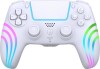 Deep Explorer Wireless Controller White Ps4 Ps3 Pc