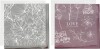 Dekorationsfolie Og Design Limark - Blomster - 15X15 Cm - Rosa - Sølv - 4