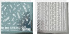 Dekorationsfolie Og Design Limark - Forårsblomster - 15X15 Cm - Sølv -