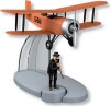 Tintin Fly Model - G-Bai Med Dupond Figur - Den Sorte Ø