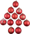 Dga - 12 Pcs - Christmas Ornament Box - Red 1131487