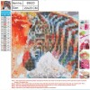 Diamond Painting 20 X 20 Cm - Zebra - Centrum