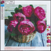 Diamond Painting - 30X30 Cm - Blomster - Centrum