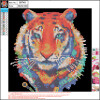 Diamond Painting 30 X 30 Cm - Tiger - Centrum