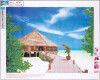 Diamond Painting 40 X 50 Cm - Strand Med Hus - Centrum