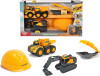 Dickie Toys - Volvo Construction Team - Gravemaskine Legesæt