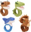 Dino World - Snap Armbånd Med Dyr - Assorteret