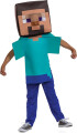Minecraft - Steve Kostume Til Børn - 128 Cm