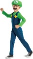 Luigi Kostume Til Børn - Super Mario - 104 Cm