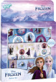 Frost - Disney - 3 Ark Med Klistermærker Inkl Landskabsmotiv