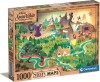 Disney Puslespil - Snehvide - Story Maps 1000 Brikker - Clementoni