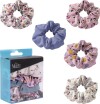 Disney - Scrunchies Med Minnie Mouse Motiv - 5 Stk - Lyserød Hvid