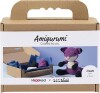 Diy Kit Amigurumi - Ræv - Sort - Blomme