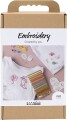 Diy Kit Broderi - T-Shirt - Hvid