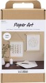 Diy Kit Papirkunst - Papir Til Ophæng - Off White - 1Pk