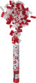 Drejekonfetti - 30 Cm - Rød Hvid Konfetti - Scanseason
