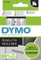 Dymo - D1 Tape 12Mm X 7M Black On Transparent S0720500