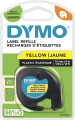 Dymo - Letratag Plastiktape - Sort På Gul - 12Mm X 4M