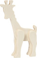 Giraf Træfigur - Mal Selv - 19X14 Cm
