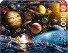 Educa - Asteroid Mission Puzzle - 1000 Brikker - Rummet Puslespil