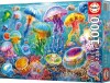 Educa - Jellyfish Puzzle - 1000 Brikker - Puslespil Med Gopler