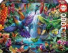 Educa - Tropical Hummingbirds Puzzle - 1000 - Fugle Puslespil