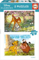 Educa - Disney Classics - 2 Puzzles - 2X100 Brikker