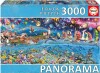 Educa - Life Panorama Puzzle - 3000 Brikker - Puslespil
