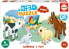 Educa - My First 3D Puzzle - Farm - 5 Figurer