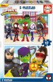 Educa - Puslespil Med 2X20 Brikker - Spidey His Amazing Friends