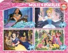 Educa - 4 Puslespil Med 50-80-100-150 Brikker - Disney Prinsesser
