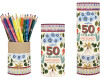 Farveblyanter - Dobbeltsidet - Flora - 25 Farver - Eeboo