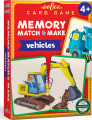 Eeboo - Vehicles Memory Match Make - Køretøjer Huskespil