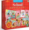 Eeboo - Jumbo Puslespil 10 Brikker - Skole