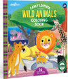 Eeboo - Early Learner Wild Animals Coloring Book - Malebog